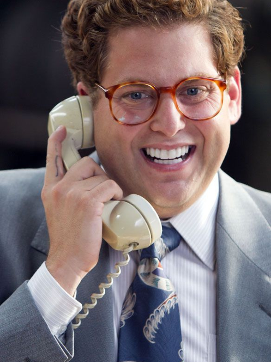 Sales person on the phone following a sales process