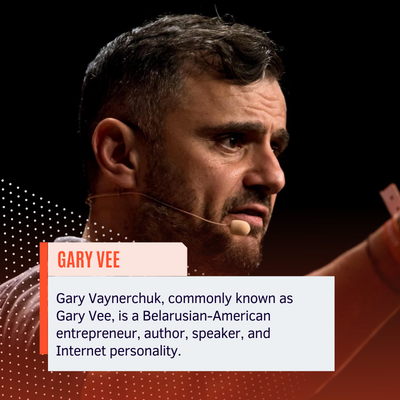 Gary Vee speaking at a conference